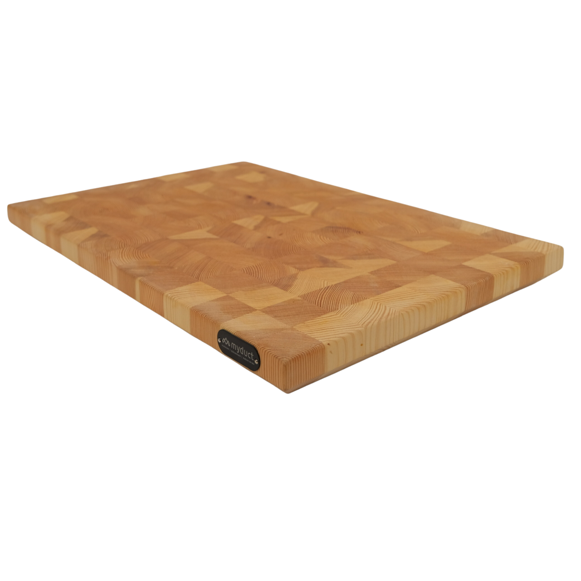 Stirnholz Schneidebrett aus Lärchenholz 50x35x4cm