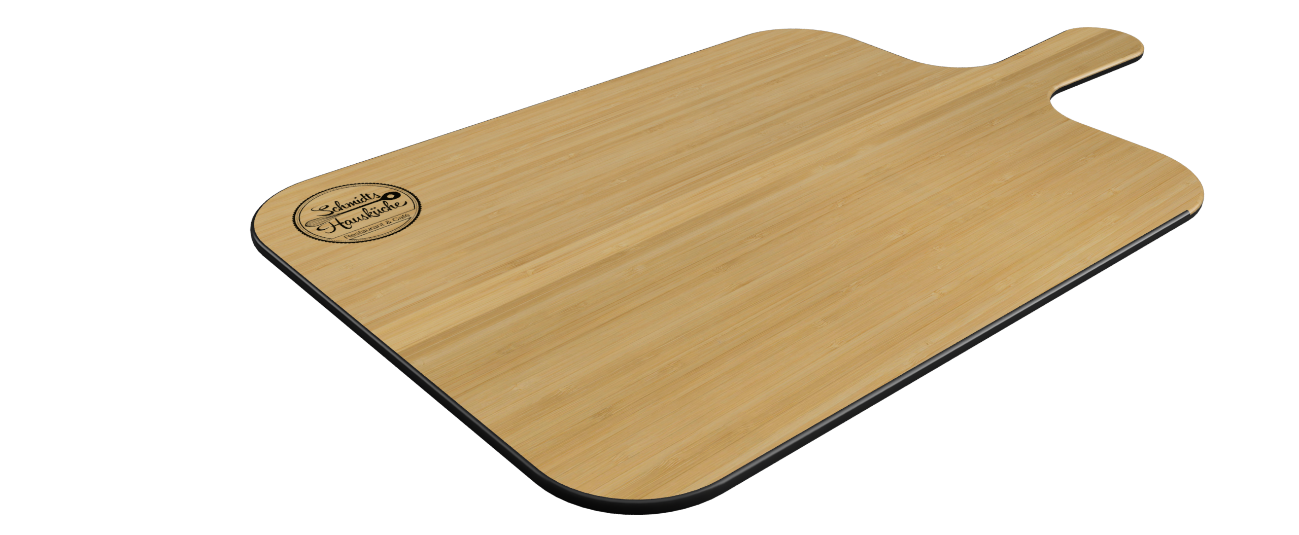 Servierbrett für Flammkuchen mit Gravur